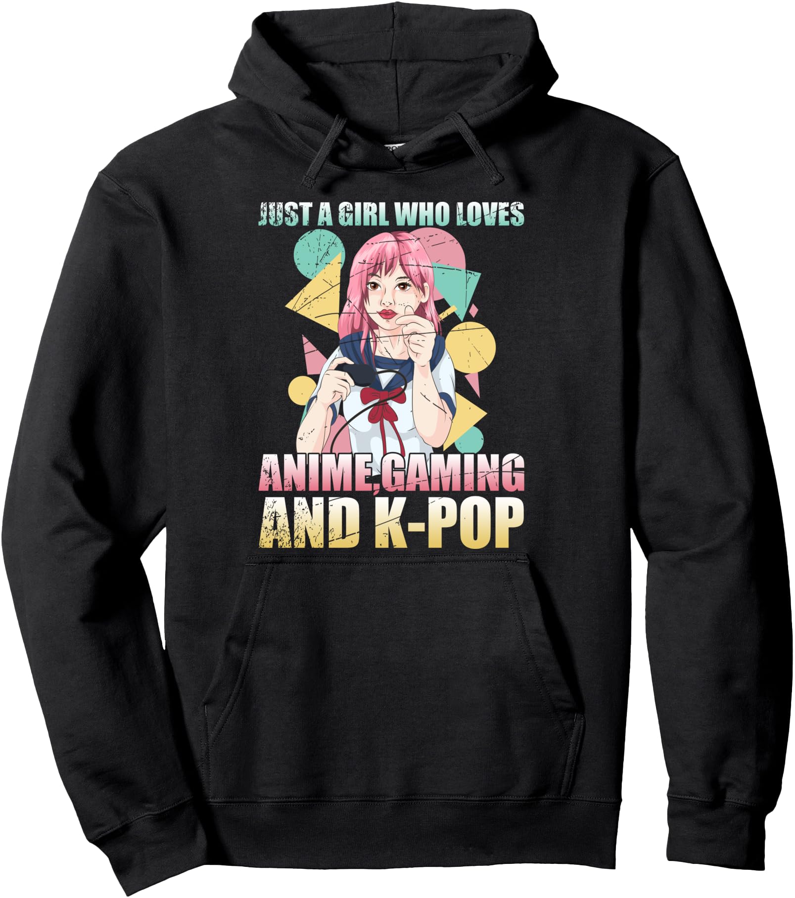 Japanese Otaku Gaming Gamer Kpop Korean Hoodie - Unique Graphic for Adults - T-Shirt, Sweatshirt, Hoodie