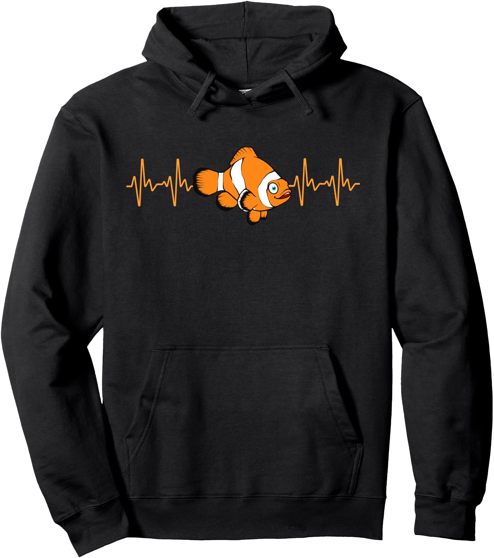 Original Clownfish Art Clown Fish T-Shirt - Minimalist Print for Adults - T-Shirt, Sweatshirt, Hoodie