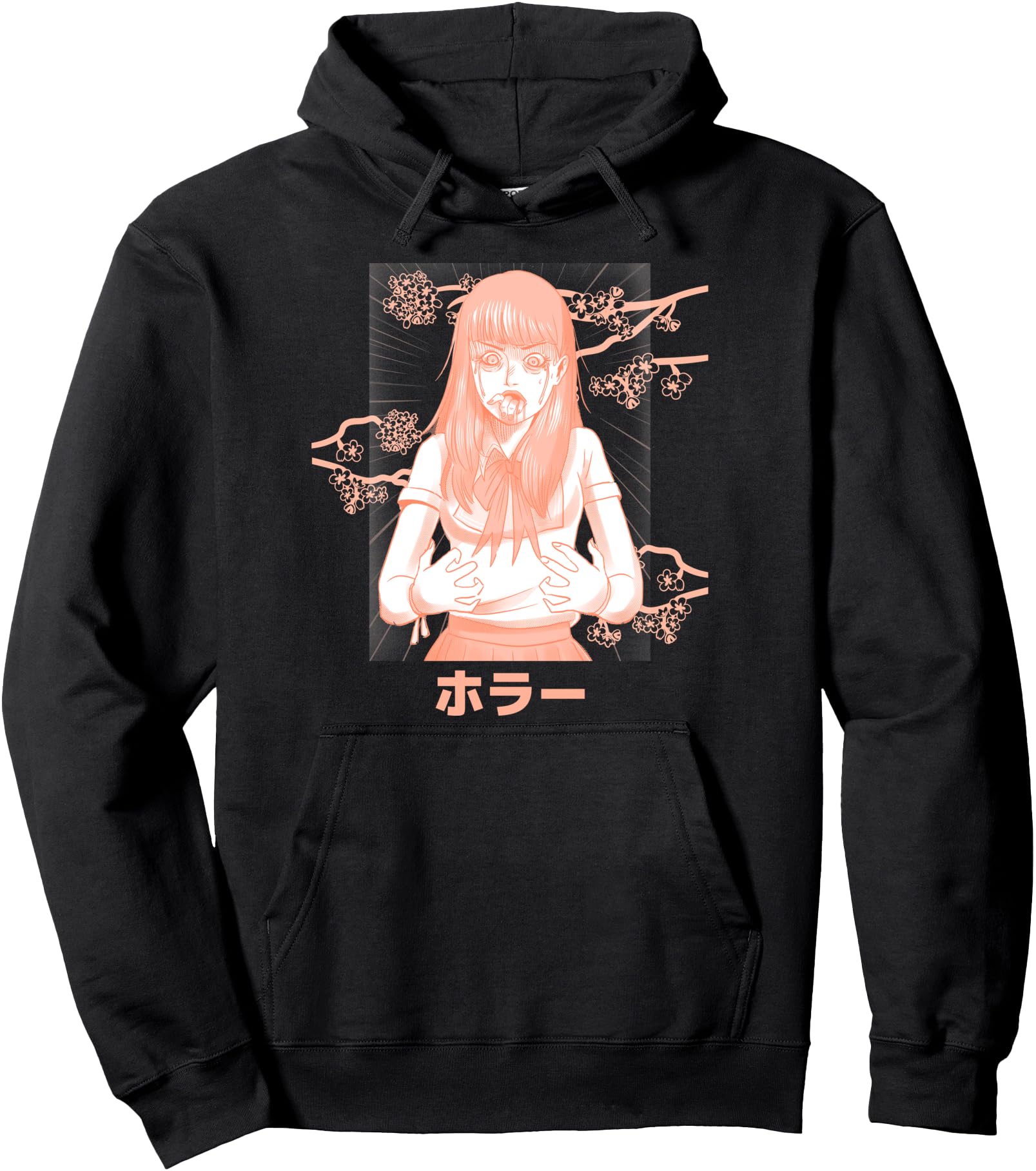 Authentic Horror Manga Japanese T-Shirt - Minimalist Print for Adults - T-Shirt, Sweatshirt, Hoodie