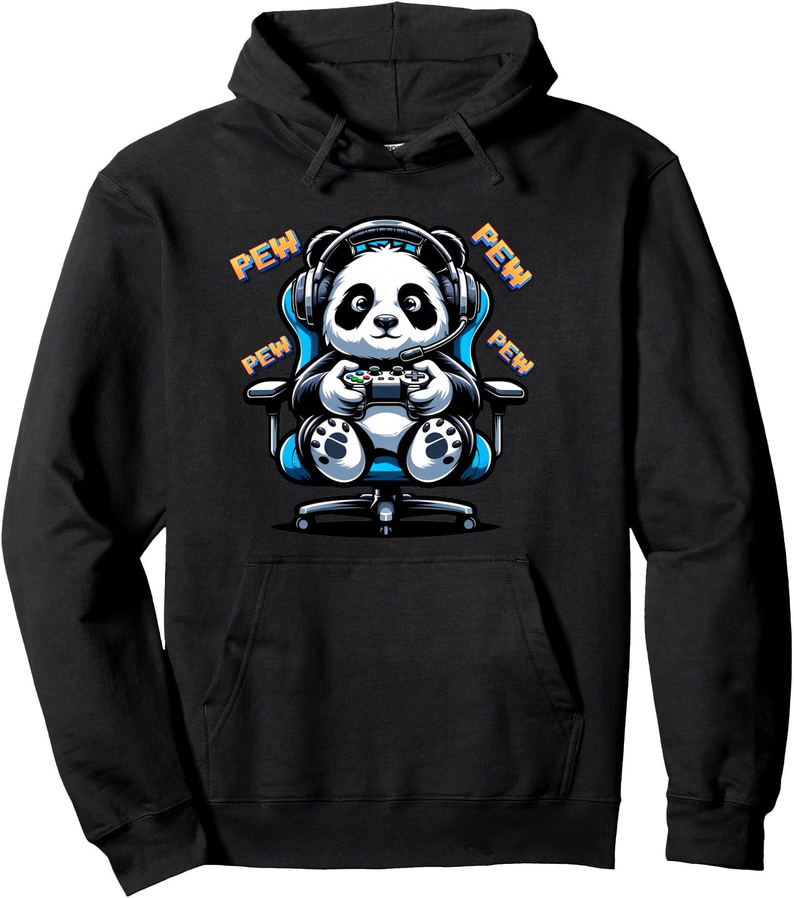Gaming Panda Pew Video Game T-Shirt - Streetwear Style for Adults - T-Shirt, Sweatshirt, Hoodie