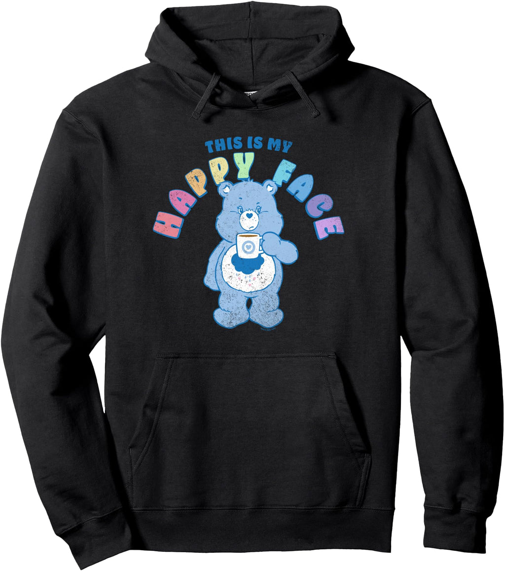 Care Bears Grumpy Bear Rainbow Text T-Shirt - Fun Novelty Design Unisex - T-Shirt, Sweatshirt, Hoodie