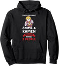 Authentic I Only Care About Anime Hoodie - Novelty Apparel for Adults - T-Shirt, Sweatshirt, Hoodie