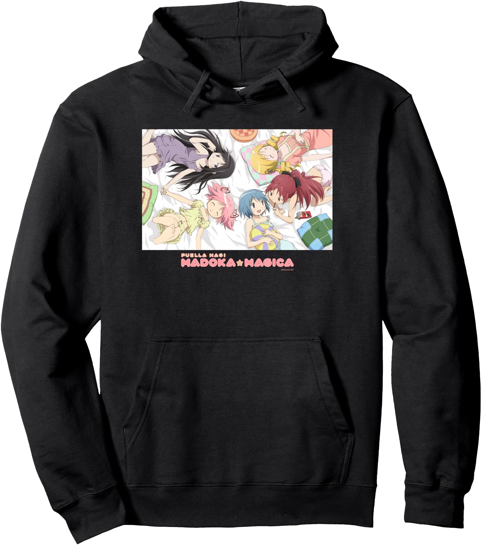 Madoka Magica Pajama Party Hoodie - Minimalist Print for Adults - T-Shirt, Sweatshirt, Hoodie