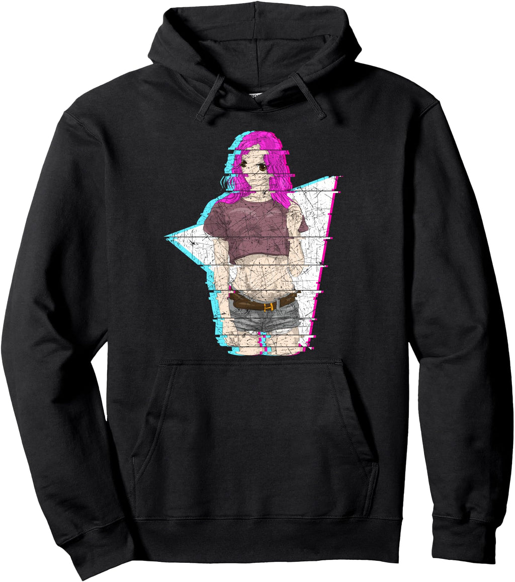 Original Otaku Glitch Anime Kawaii Manga T-Shirt - Unique Graphic Unisex - T-Shirt, Sweatshirt, Hoodie