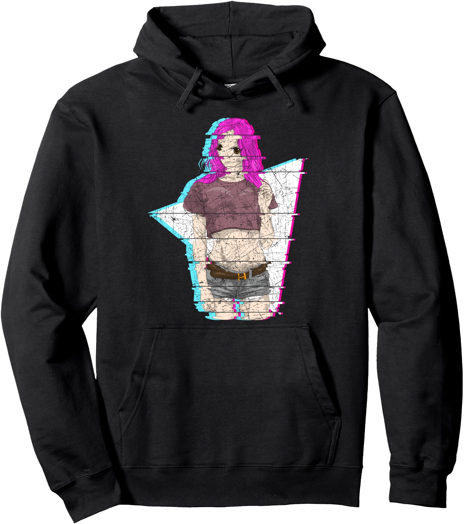Original Otaku Glitch Anime Kawaii Manga T-Shirt - Unique Graphic Unisex - T-Shirt, Sweatshirt, Hoodie