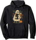 Original Ghost And Black Cat Pumpkin T-Shirt - Fun Novelty Design Unisex - T-Shirt, Sweatshirt, Hoodie