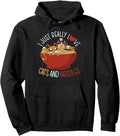 Exclusive Cat Eating Noodles Kawaii T-Shirt - Streetwear Style for Adults - T-Shirt, Sweatshirt, Hoodie
