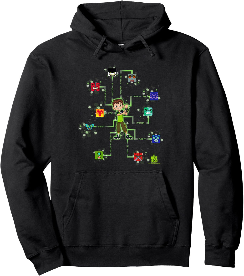 Original Ben 10 10 Blocks Sweatshirt - Casual Everyday Wear for Adults - T-Shirt, Sweatshirt, Hoodie