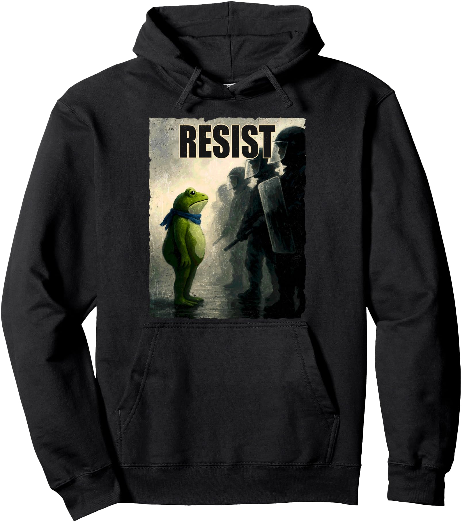 Portland Frog Protest Portland Frog Hoodie - Streetwear Style Men Women - T-Shirt, Sweatshirt, Hoodie