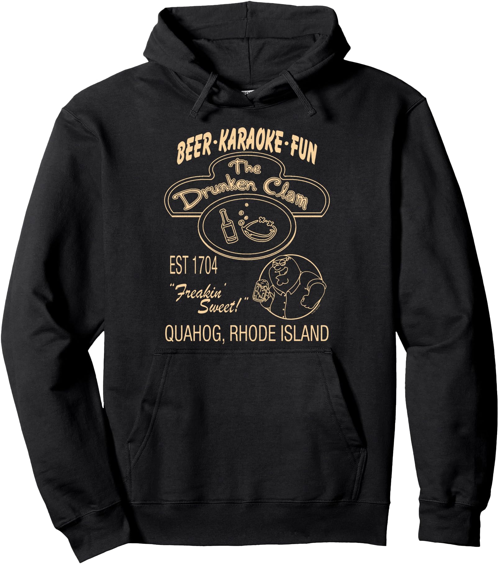 Family Guy Drunken Clam Bar Sign T-Shirt - Streetwear Style Men Women - T-Shirt, Sweatshirt, Hoodie