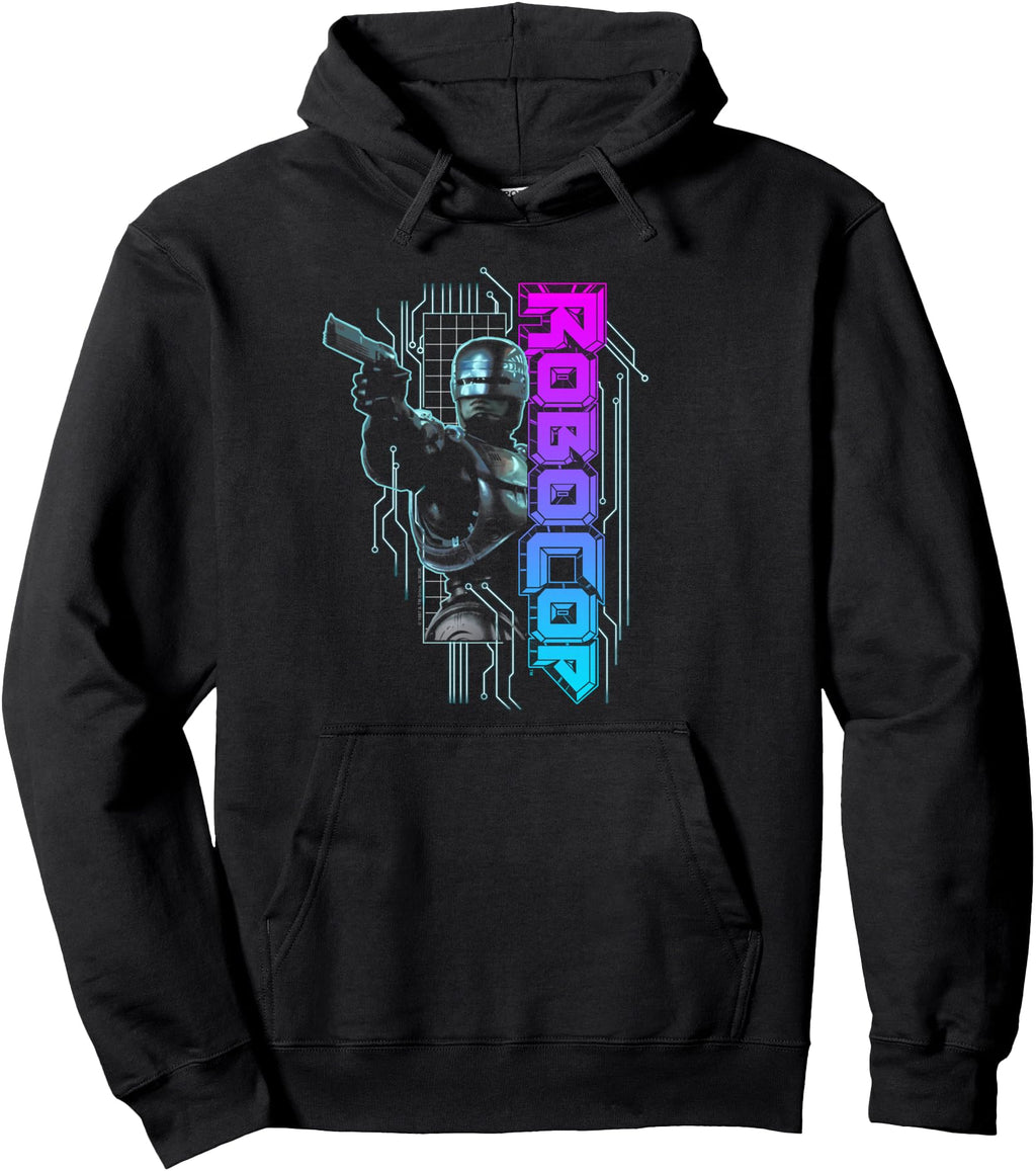 Authentic Robocop Robo Neon Rare Hoodie - Graphic Print Unisex - T-Shirt, Sweatshirt, Hoodie