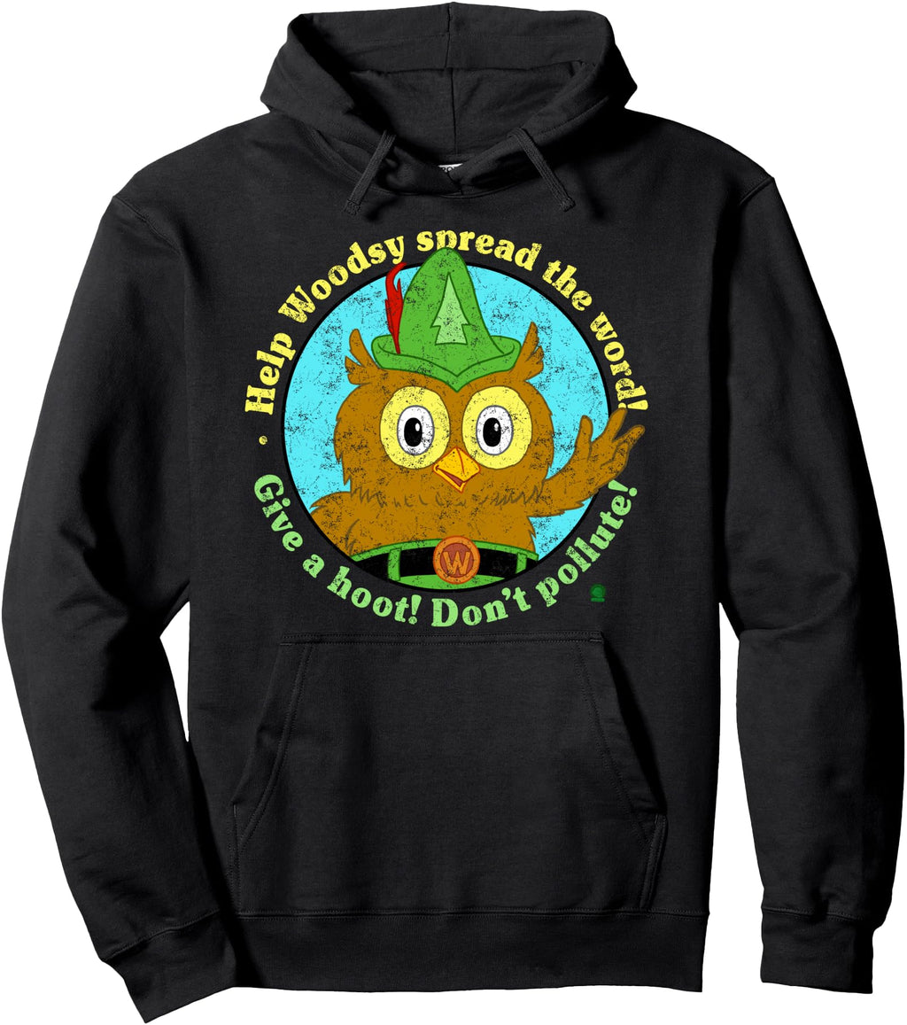 Original Woodsy Owl Give Hoot Don T T-Shirt - Novelty Apparel for Adults - T-Shirt, Sweatshirt, Hoodie