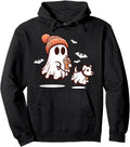 Ghost Walking Dog Halloween Rare Sweatshirt - Aesthetic Graphic Men Women - T-Shirt, Sweatshirt, Hoodie