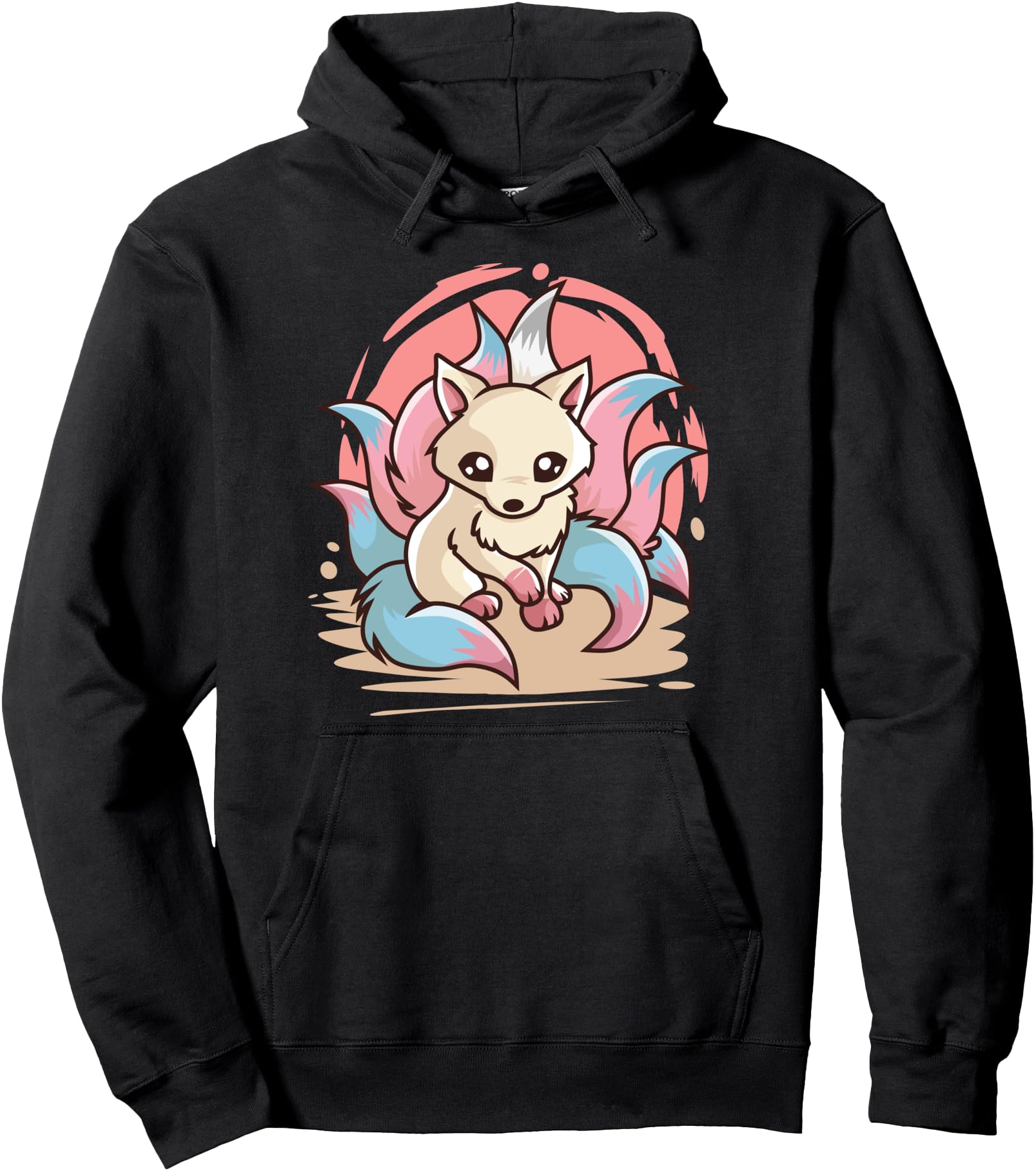 Exclusive Transgender Kitsune Trans Hoodie - Minimalist Print for Adults - T-Shirt, Sweatshirt, Hoodie