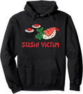 Handcrafted Sushi Victim Japanese Hoodie - Aesthetic Graphic for Adults - T-Shirt, Sweatshirt, Hoodie