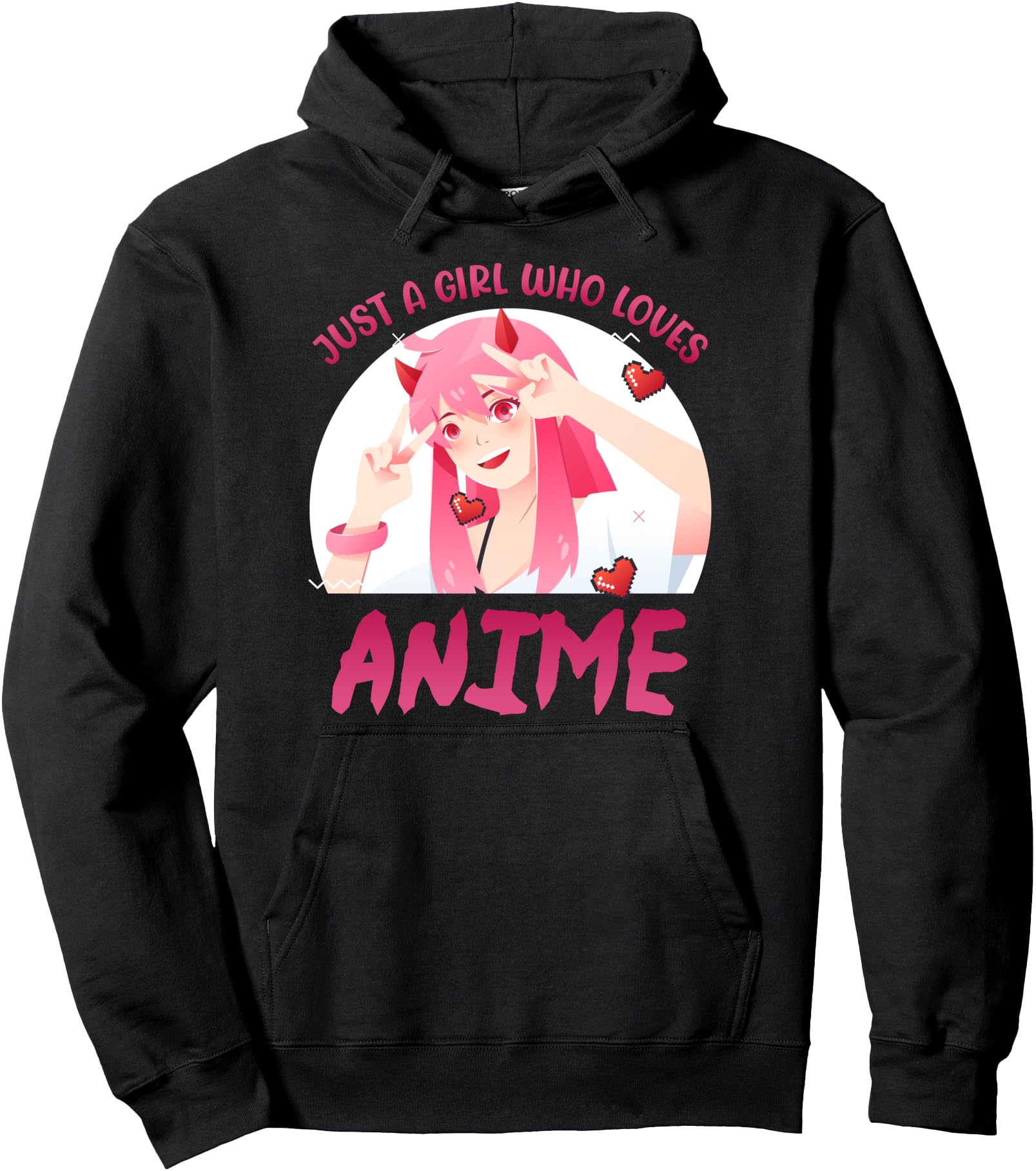 Handcrafted Anime Who Loves Anime Rare Hoodie - Casual Everyday Wear Unisex - T-Shirt, Sweatshirt, Hoodie