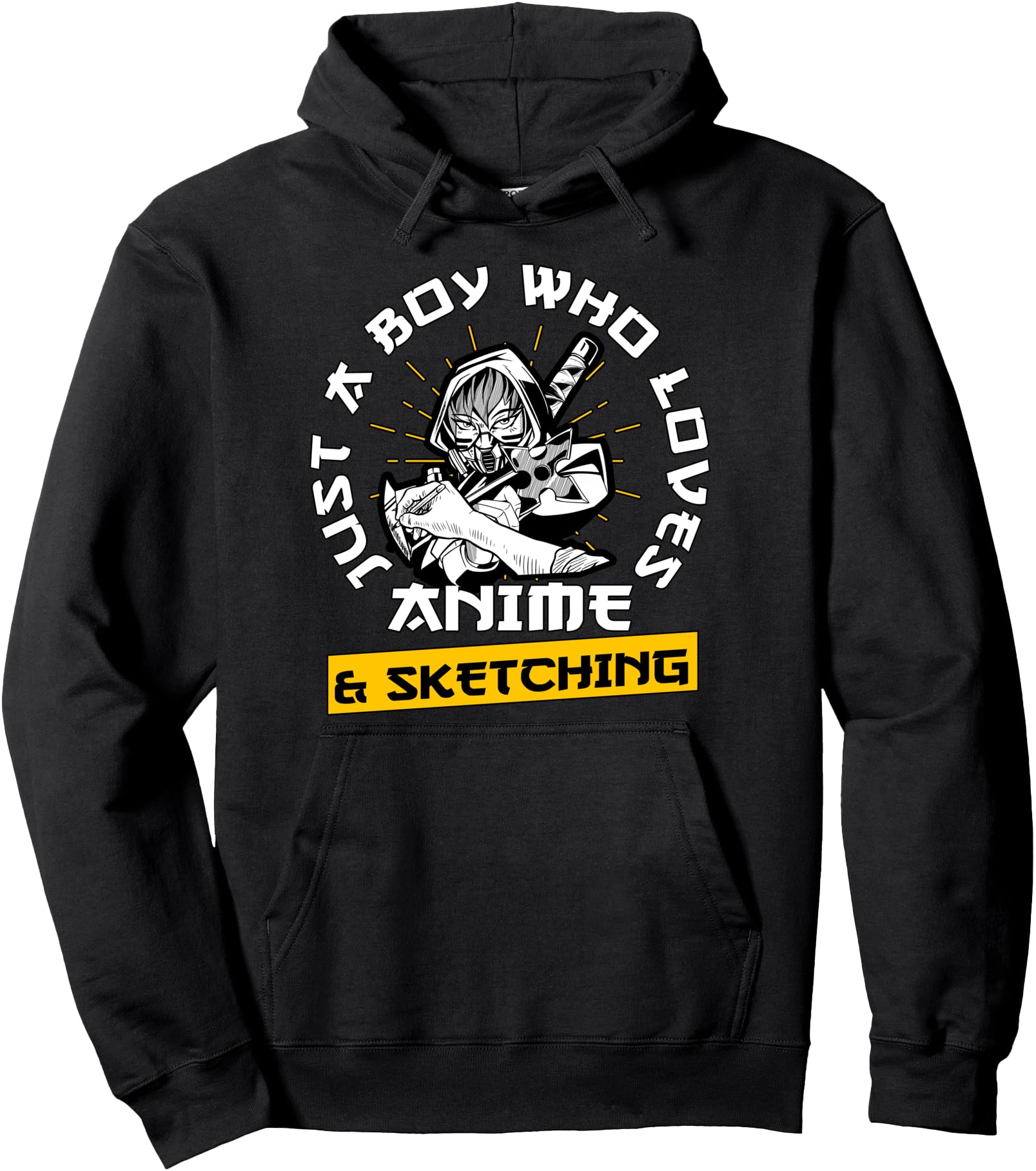 Exclusive Anime Otaku Just Who Loves Hoodie - Fun Novelty Design Unisex - T-Shirt, Sweatshirt, Hoodie