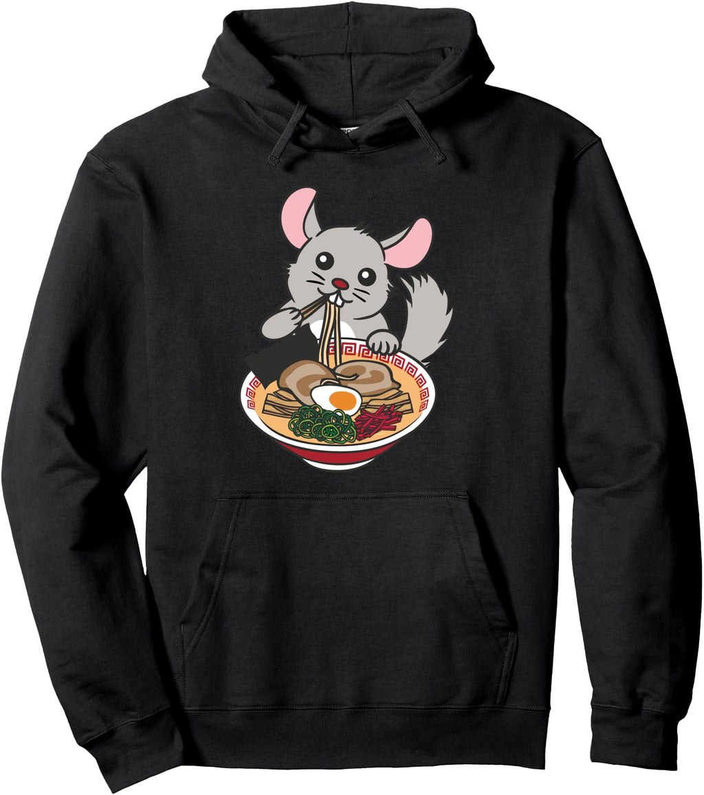 Exclusive Kawaii Ramen Chinchilla T-Shirt - Fun Novelty Design Men Women - T-Shirt, Sweatshirt, Hoodie