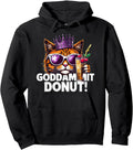 Donut Princess Cat Meme Kawaii T-Shirt - Streetwear Style for Adults - T-Shirt, Sweatshirt, Hoodie