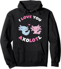 I Love You Axolotl Kawaii Chibi Sweatshirt - Streetwear Style for Adults - T-Shirt, Sweatshirt, Hoodie