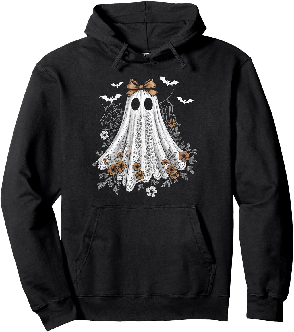 Original Coquette Ghost Halloween Sweatshirt - Minimalist Print Unisex - T-Shirt, Sweatshirt, Hoodie