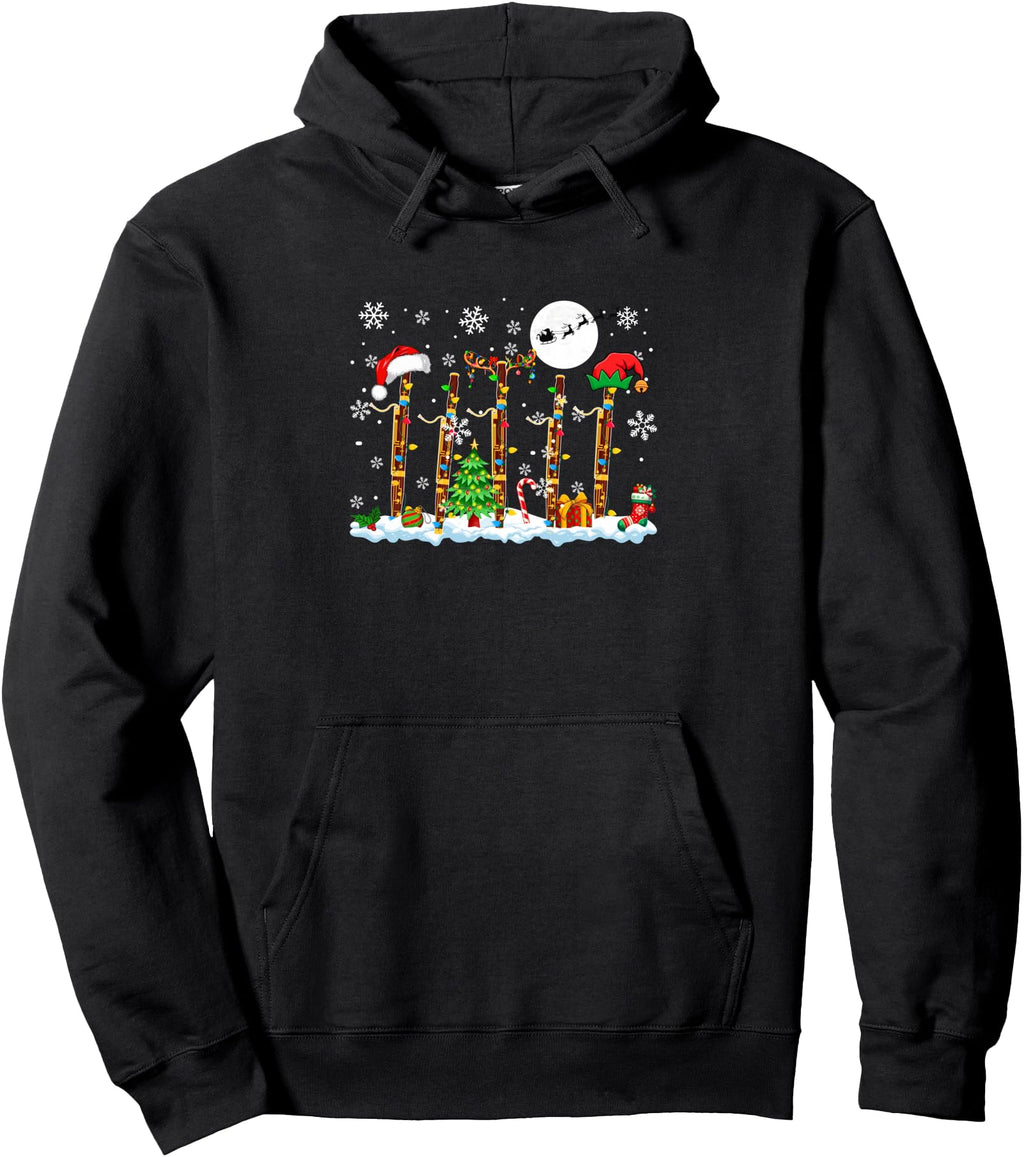 Exclusive Three Santa Reindeer Elf Sweatshirt - Fun Novelty Design Unisex - T-Shirt, Sweatshirt, Hoodie