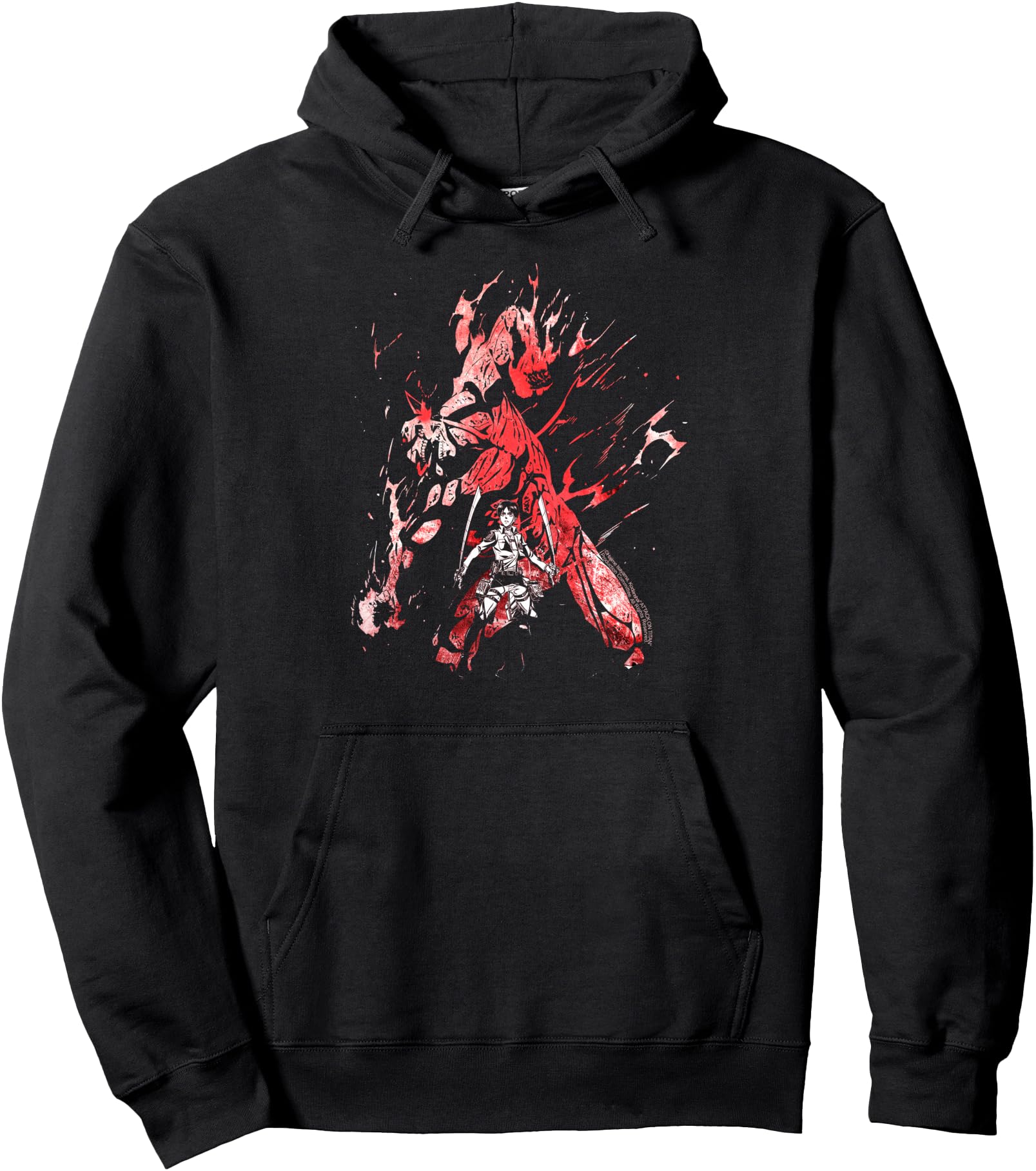Attack Titan Season 2 Titan And Sweatshirt - Novelty Apparel for Adults - T-Shirt, Sweatshirt, Hoodie