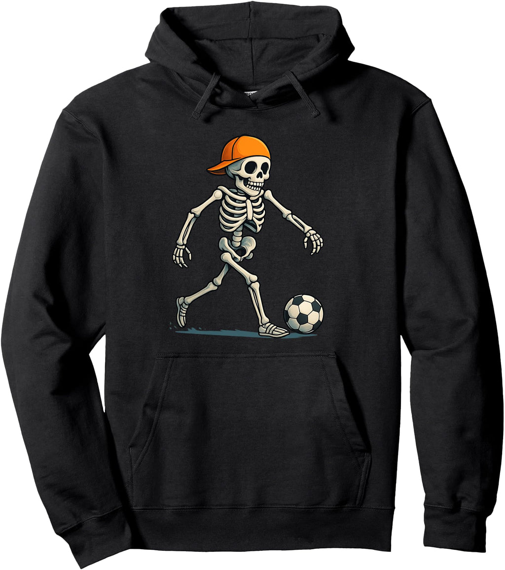 Exclusive Skeleton Soccer Halloween T-Shirt - Aesthetic Graphic Unisex - T-Shirt, Sweatshirt, Hoodie