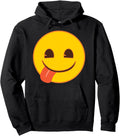 Emoji Smiling Tongue Yellow Smile Face T-Shirt - Trendy Graphic Unisex - T-Shirt, Sweatshirt, Hoodie