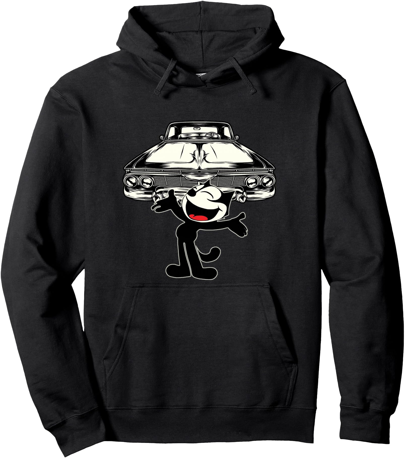 Felix Cat Cartoon Giant Lowrider Sweatshirt - Streetwear Style Men Women - T-Shirt, Sweatshirt, Hoodie