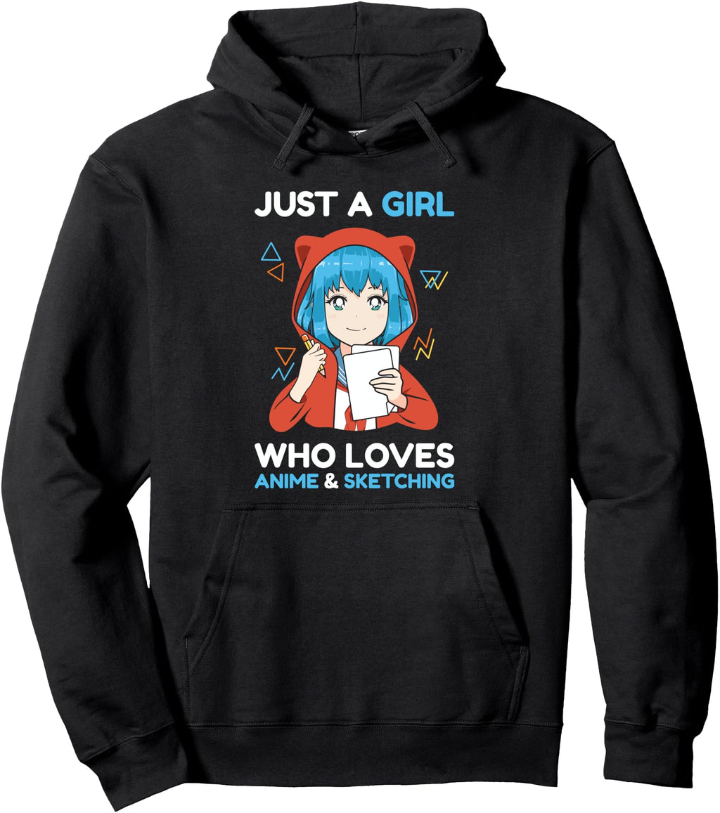 Exclusive Just Who Loves Anime Hoodie - Casual Everyday Wear Unisex - T-Shirt, Sweatshirt, Hoodie