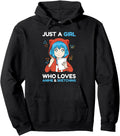 Exclusive Just Who Loves Anime Hoodie - Casual Everyday Wear Unisex - T-Shirt, Sweatshirt, Hoodie
