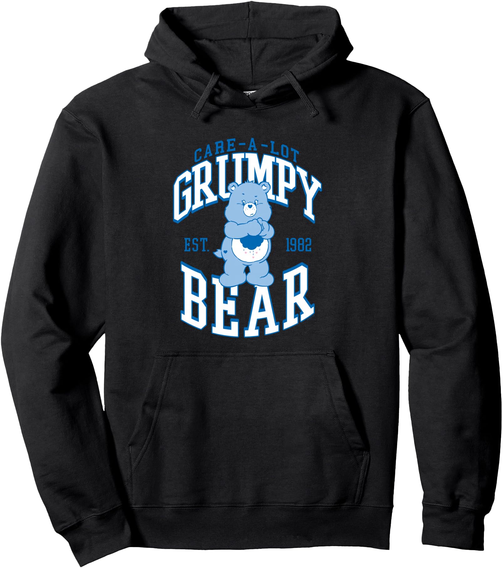 Care Bears Grumpy Bear 1982 Collegiate T-Shirt - Fun Novelty Design Unisex - T-Shirt, Sweatshirt, Hoodie