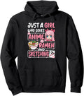 Authentic Just Who Loves Anime Sweatshirt - Casual Everyday Wear Unisex - T-Shirt, Sweatshirt, Hoodie