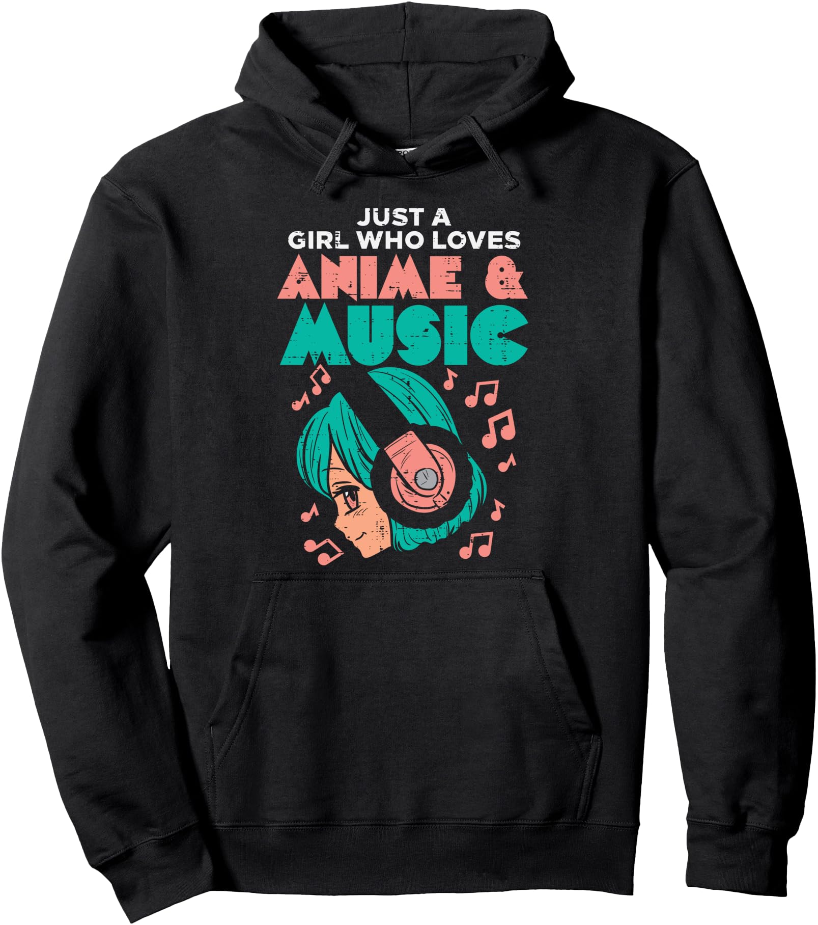 Who Loves Anime And Music Japanese T-Shirt - Streetwear Style for Adults - T-Shirt, Sweatshirt, Hoodie