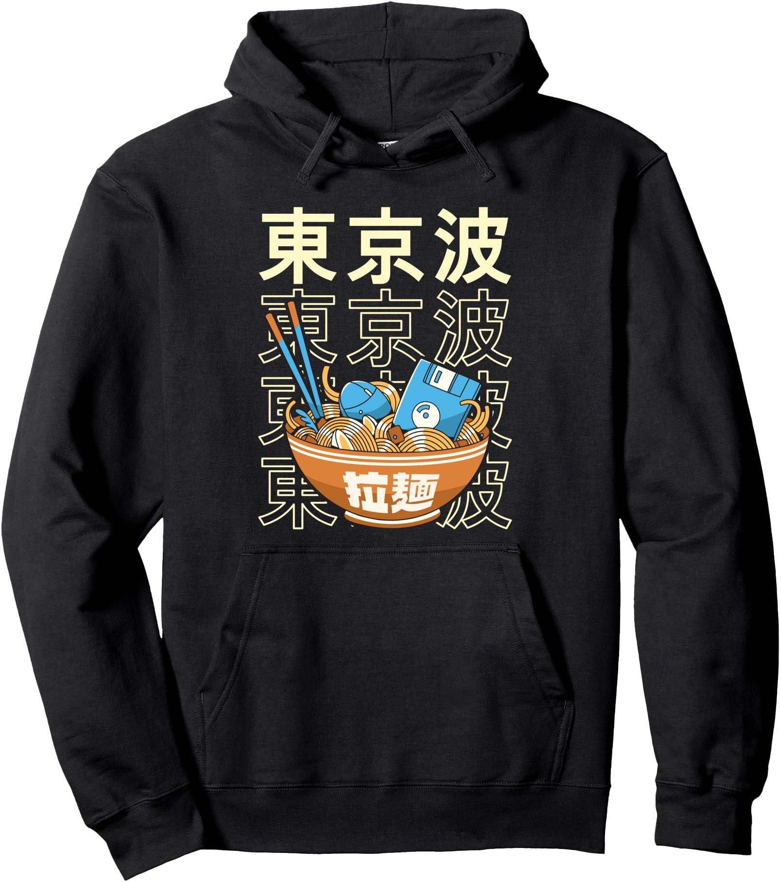 Original Kawaii Ramen Noodles Tech Hoodie - Casual Everyday Wear Men Women - T-Shirt, Sweatshirt, Hoodie
