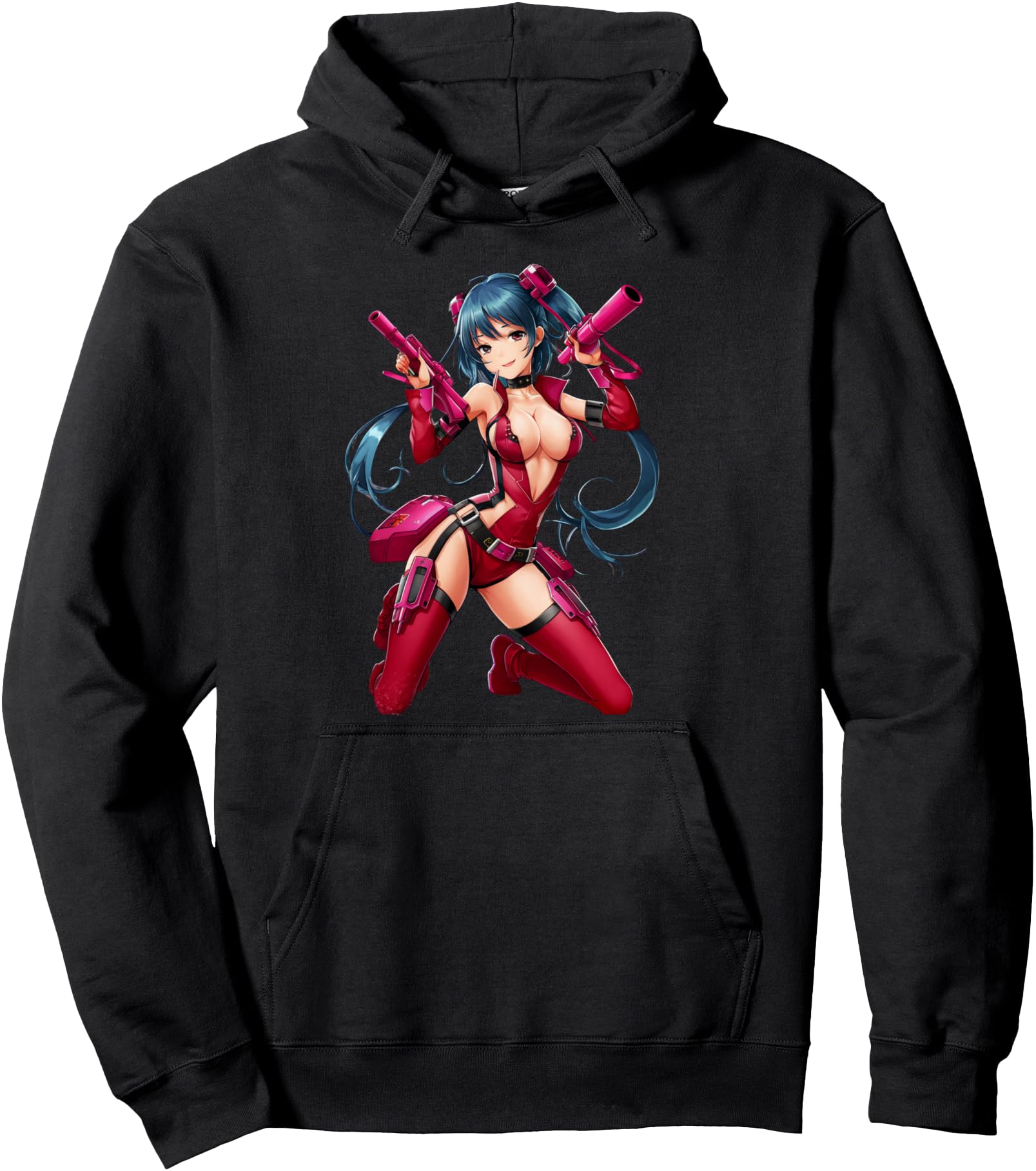 Original Waifu Sexy Anime Horns Sweatshirt - Aesthetic Graphic Unisex - T-Shirt, Sweatshirt, Hoodie