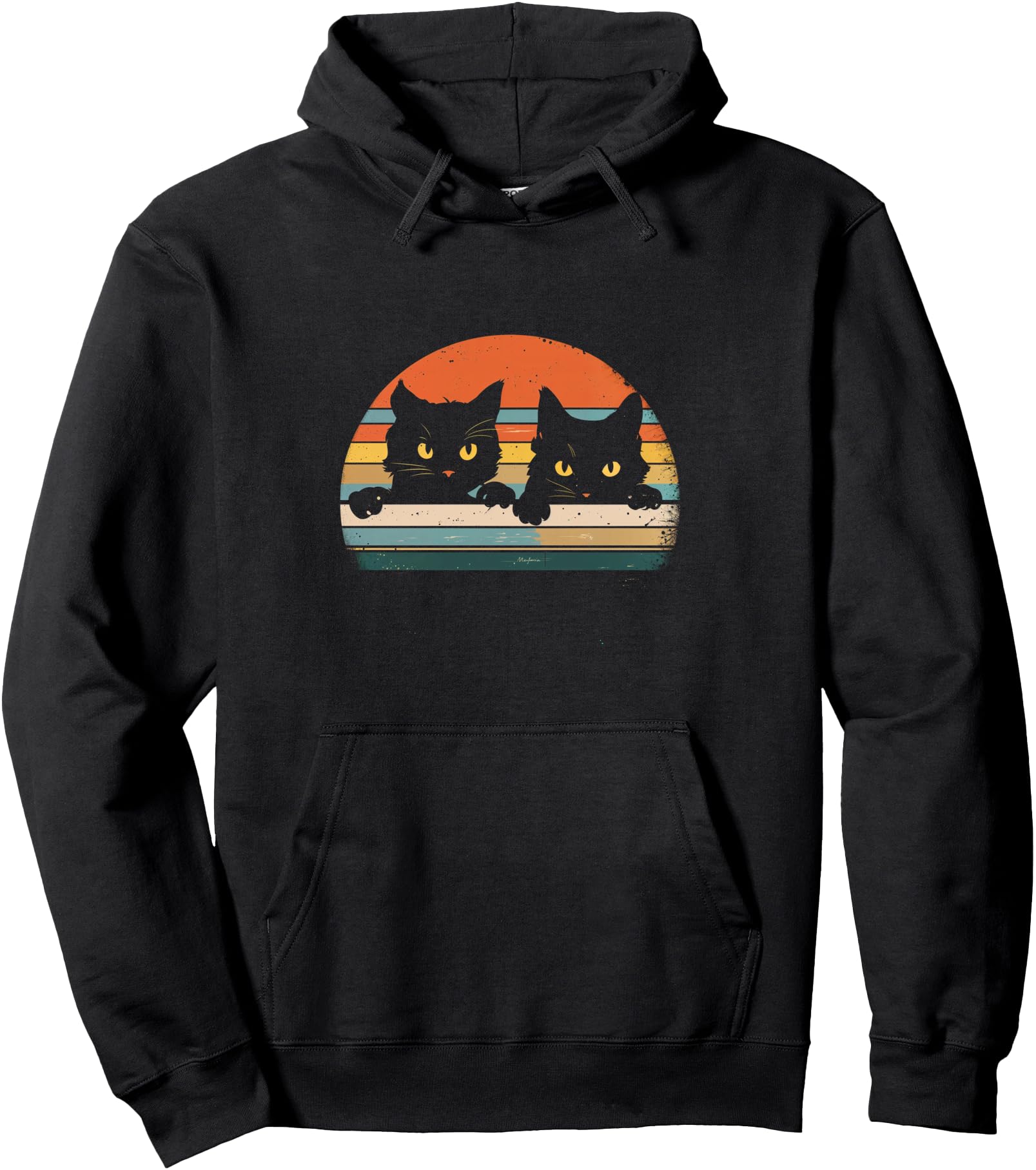 Exclusive Black Cats Cat Lovers Feline Artist Hoodie - Graphic Print Unisex - T-Shirt, Sweatshirt, Hoodie