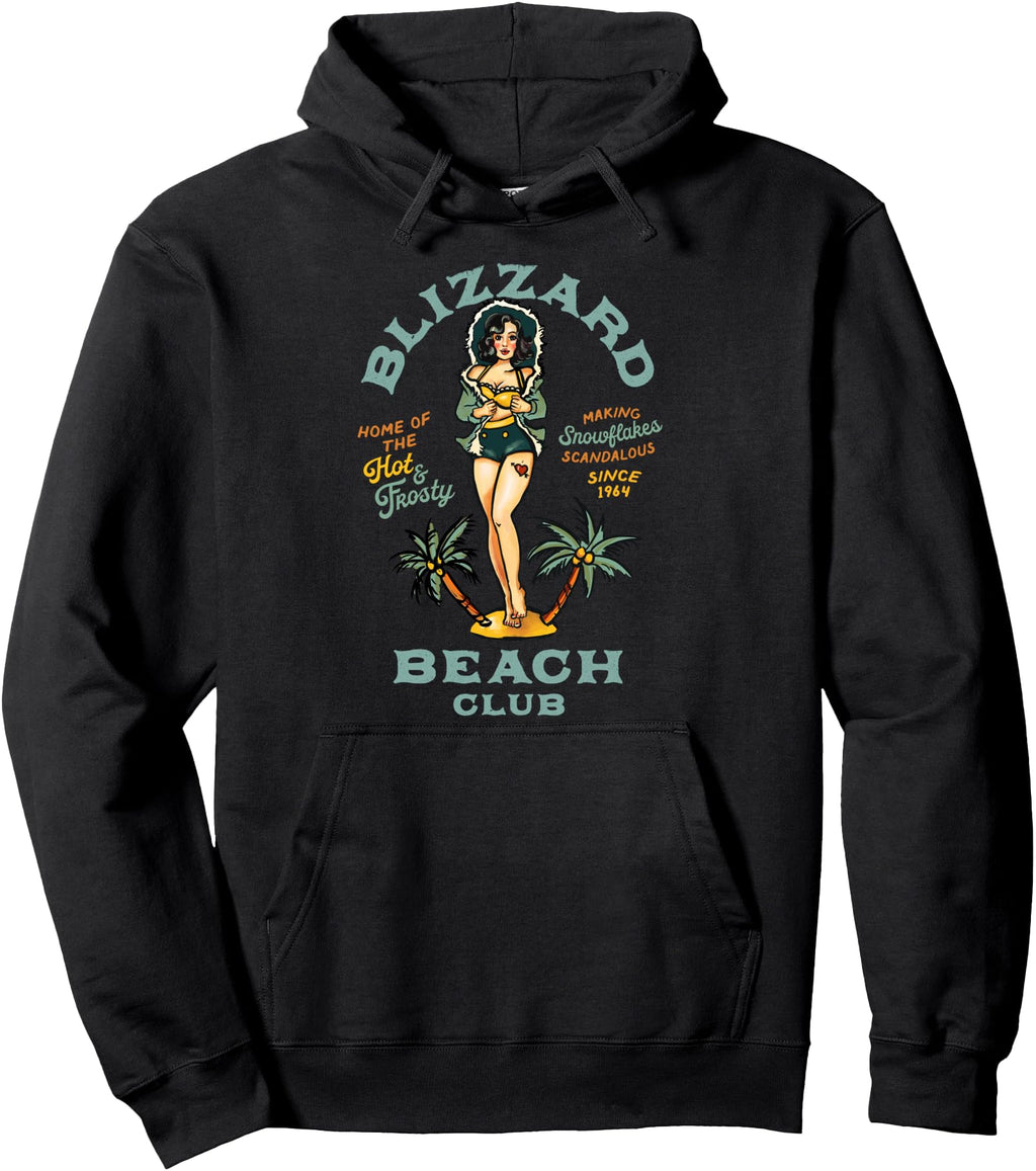 Pin Up Beach Bar Sailor Jerry Tattoo Art Hoodie - Trendy Graphic Men Women - T-Shirt, Sweatshirt, Hoodie