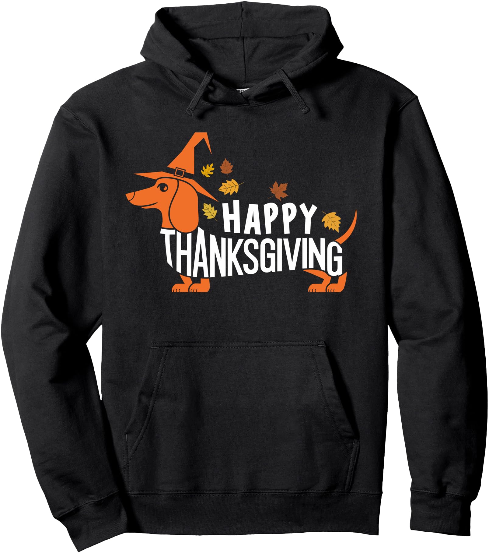 Autumn Pumpkin Fall Dachshund Hoodie - Streetwear Style Men Women - T-Shirt, Sweatshirt, Hoodie