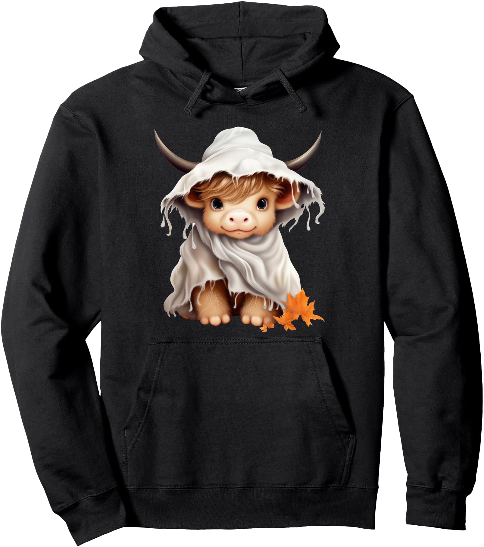 Highland Cow Western Halloween Moo Boo T-Shirt - Streetwear Style Unisex - T-Shirt, Sweatshirt, Hoodie
