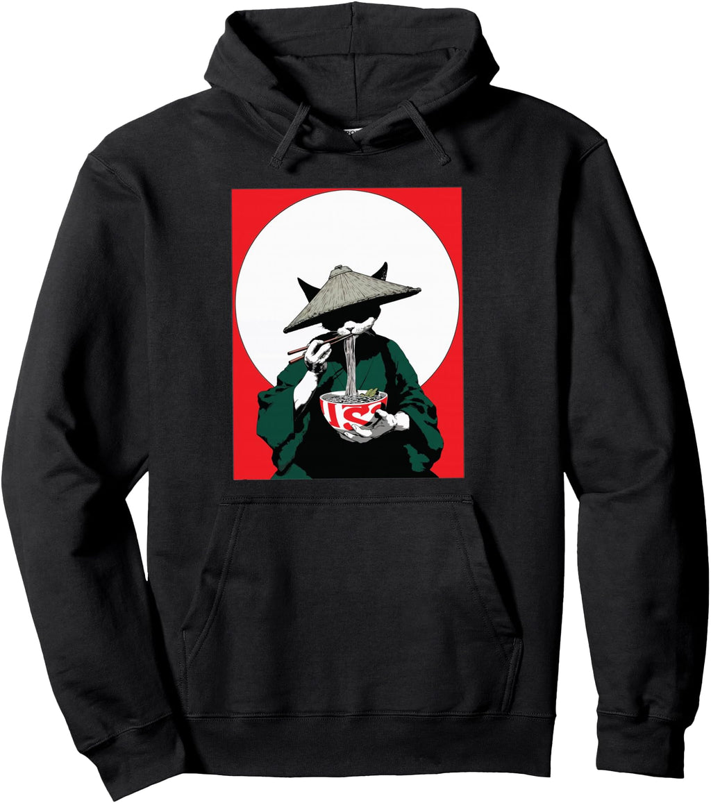 Ramen Cat Japanese Anime Kawaii Artist T-Shirt - Graphic Print for Adults - T-Shirt, Sweatshirt, Hoodie