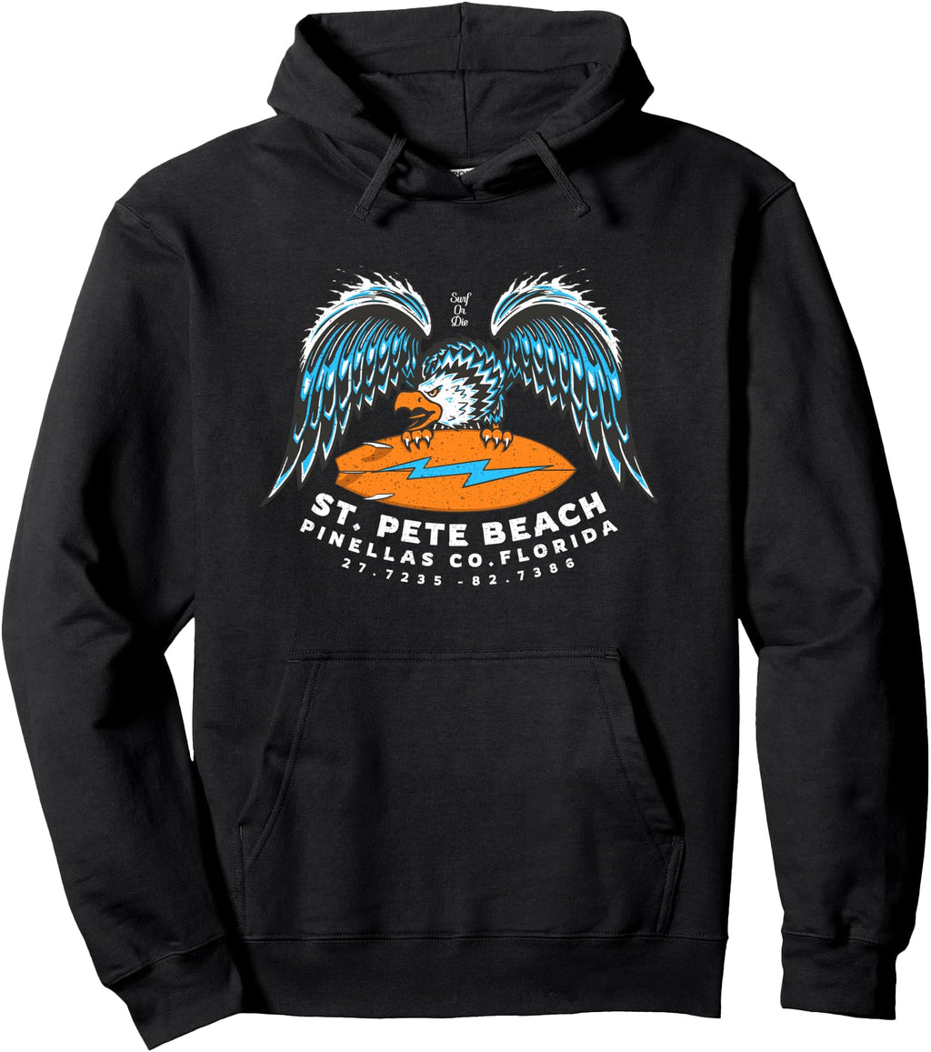 Saint Pete Beach Florida Surf Souvenir T-Shirt - Graphic Print Men Women - T-Shirt, Sweatshirt, Hoodie