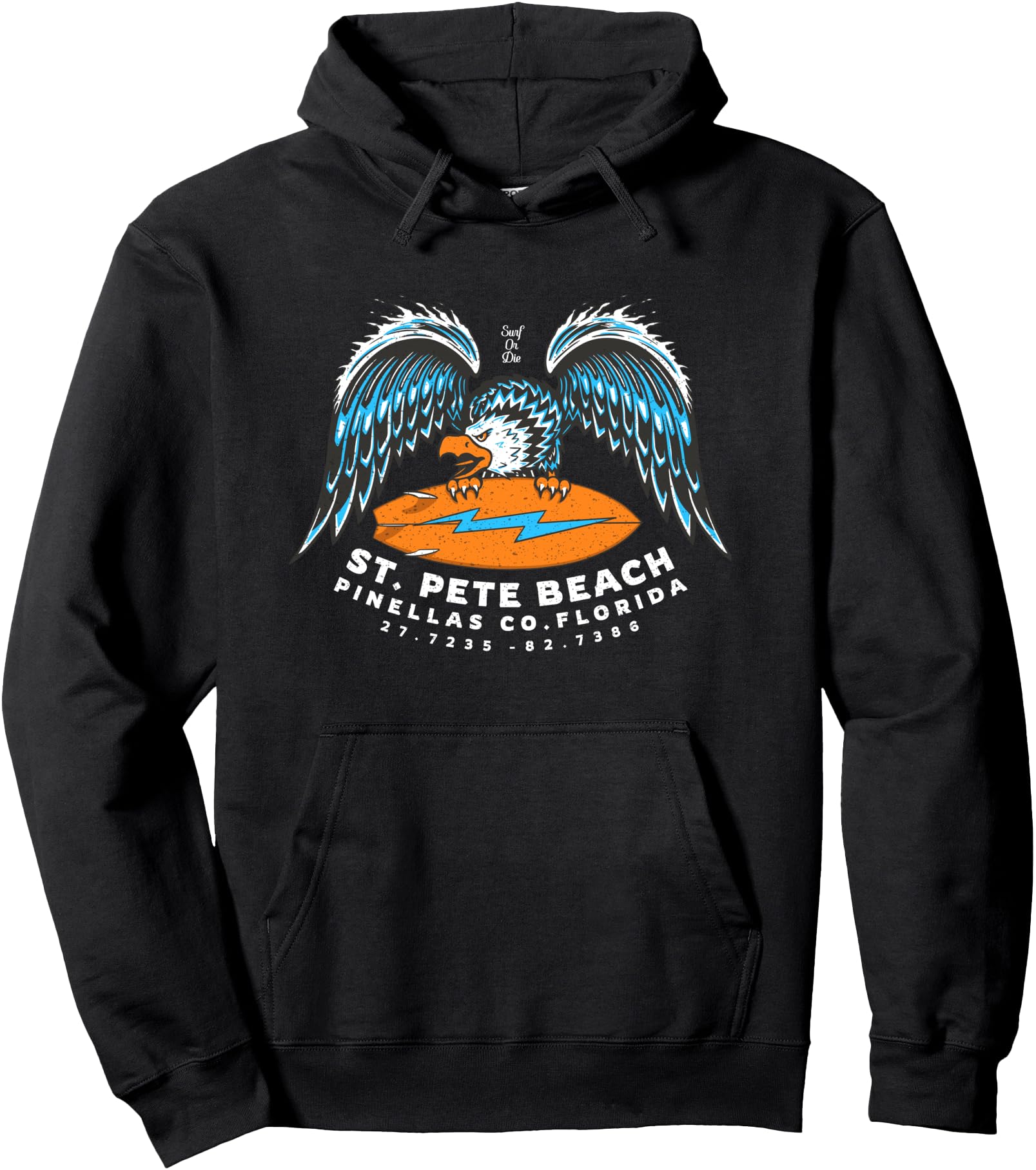 Saint Pete Beach Florida Surf Souvenir T-Shirt - Graphic Print Men Women - T-Shirt, Sweatshirt, Hoodie