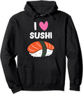 I Love Sushi Kawaii Sushi Japanese Sweatshirt - Minimalist Print Men Women - T-Shirt, Sweatshirt, Hoodie