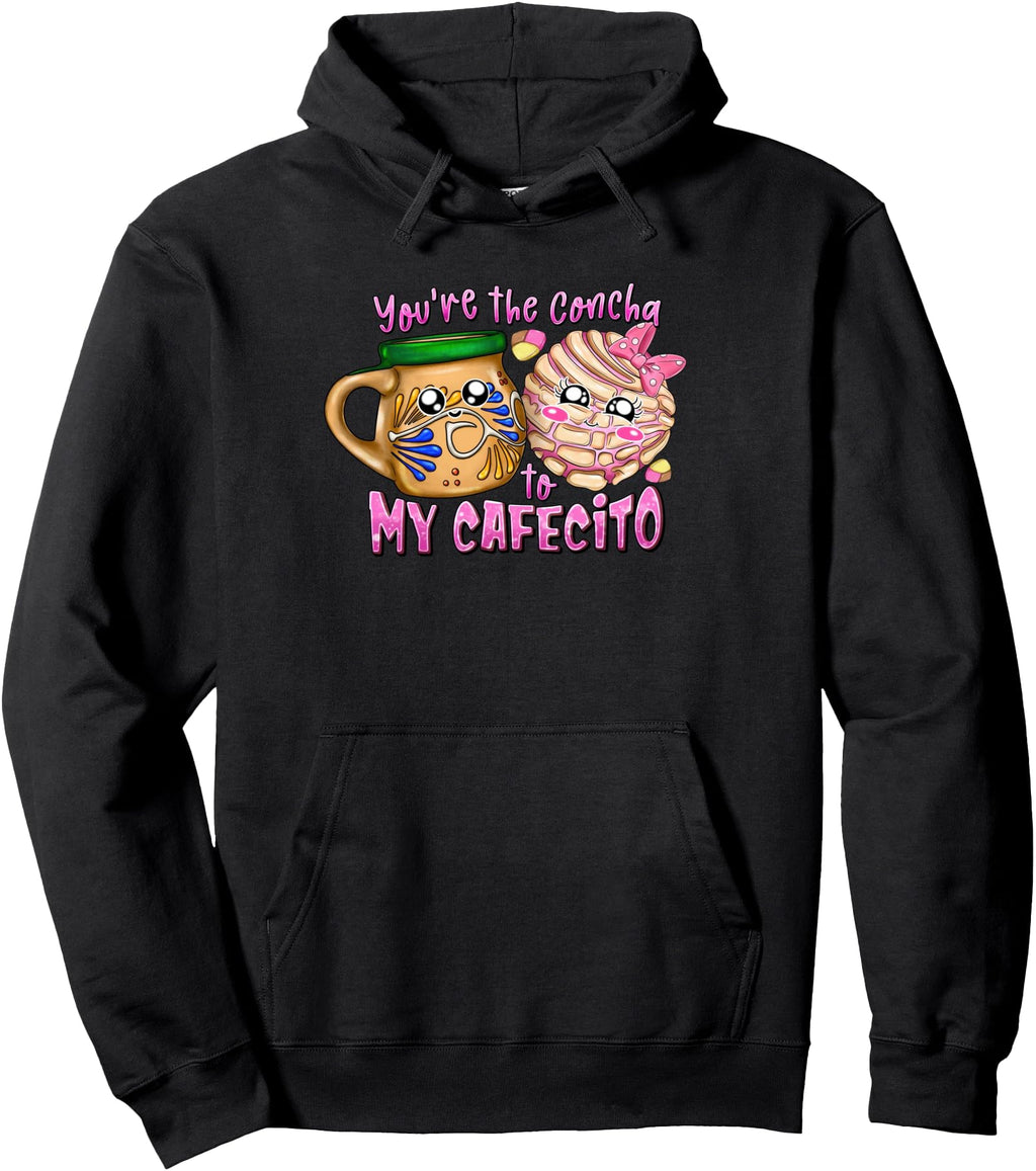 You Re Concha To My Cafecito T-Shirt - Aesthetic Graphic for Adults - T-Shirt, Sweatshirt, Hoodie