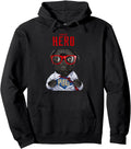 Super Hero Pug Pug Dog Artist Hoodie - Casual Everyday Wear Men Women - T-Shirt, Sweatshirt, Hoodie