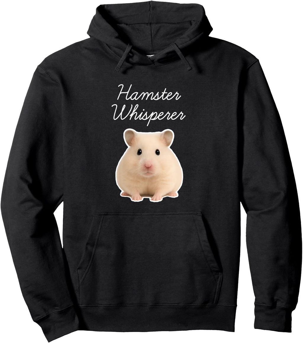 Hamster Whisperer Rare Hoodie - Minimalist Print Unisex - T-Shirt, Sweatshirt, Hoodie