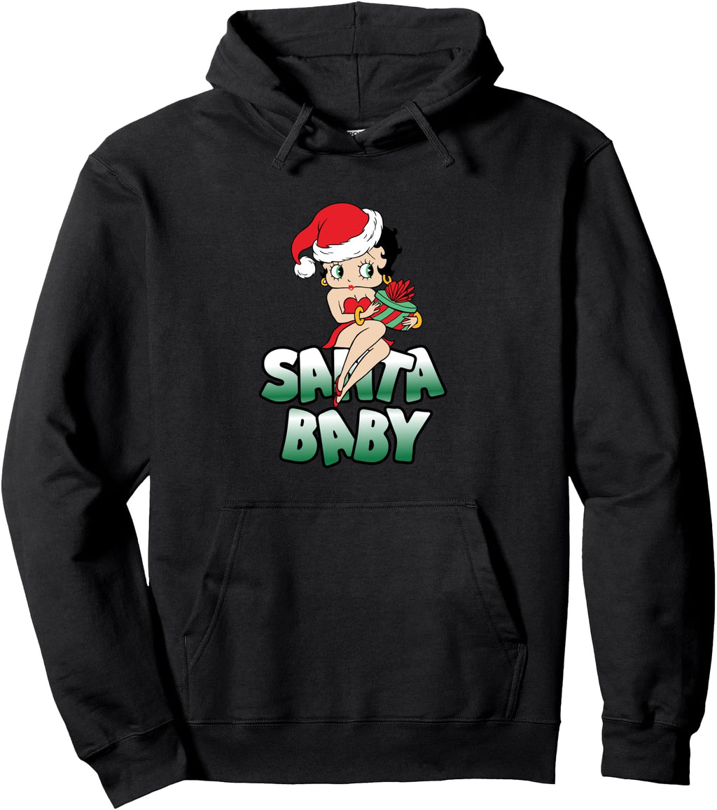 Original Betty Boop Santa Sweatshirt - Casual Everyday Wear Men Women - T-Shirt, Sweatshirt, Hoodie