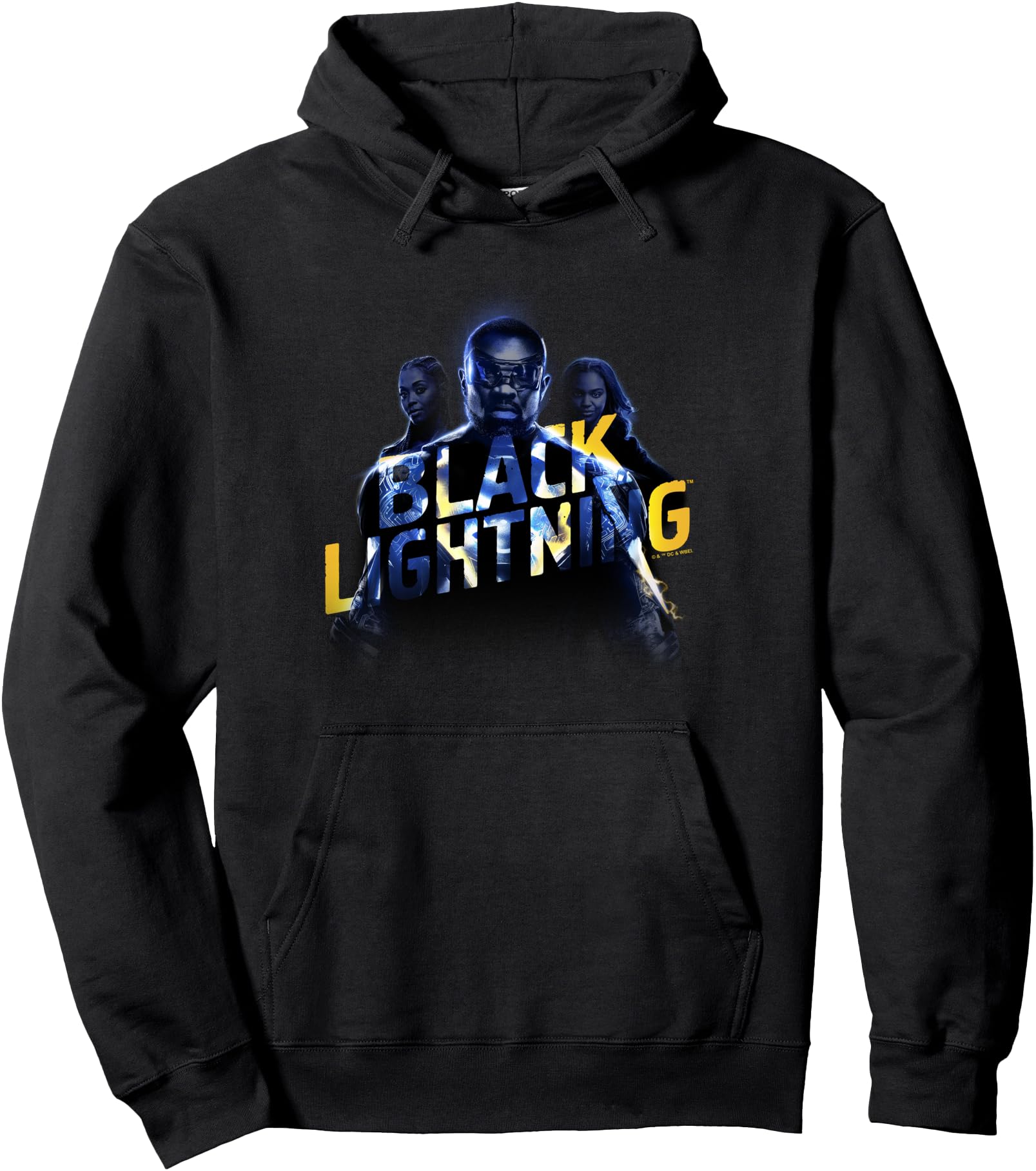 Authentic Black Lightning Super Hero Sweatshirt - Streetwear Style Unisex - T-Shirt, Sweatshirt, Hoodie
